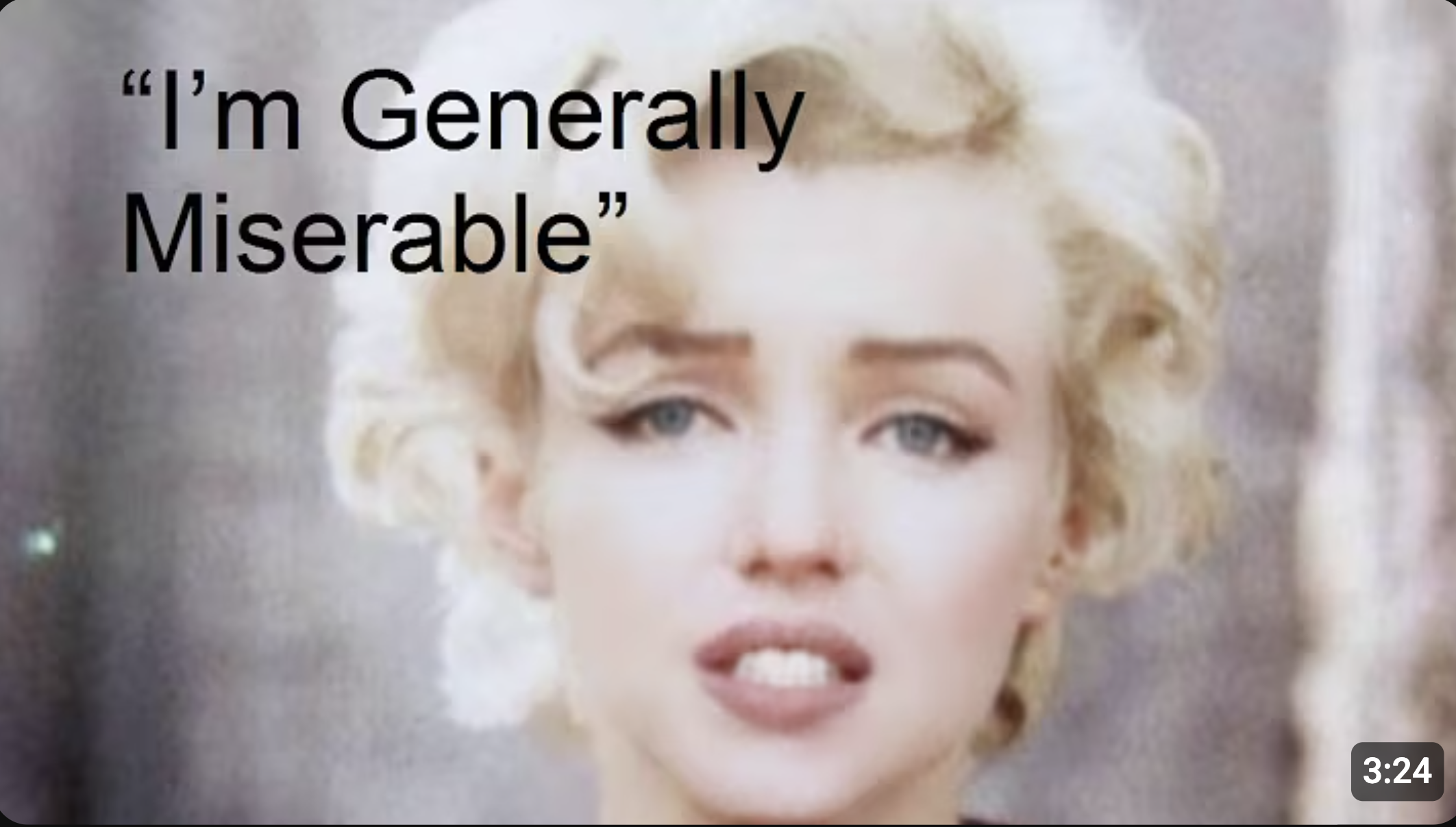 RARE Marilyn Monroe Interview 1960